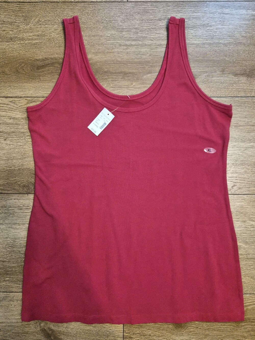 [NWT] ​Maurices Red Cotton Blend Scoop Neck Tank Top Cami XL Womens